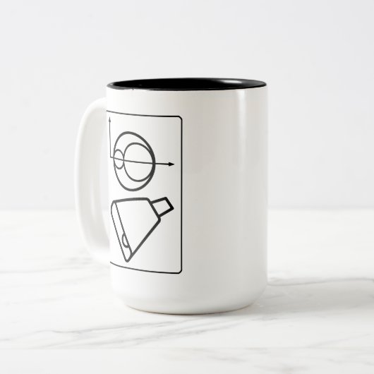 Funny Engineering Mohrs Circle Mehr Cowbell Zweifarbige Tasse (Vorderseite Links)