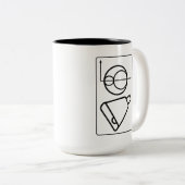 Funny Engineering Mohrs Circle Mehr Cowbell Zweifarbige Tasse (VorderseiteRechts)