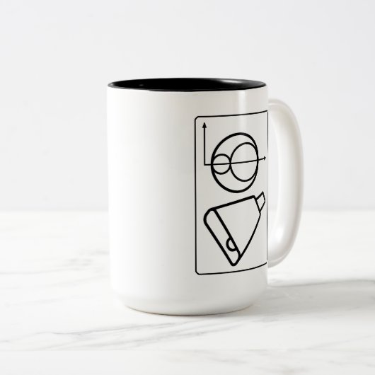 Funny Engineering Mohrs Circle Mehr Cowbell Zweifarbige Tasse (VorderseiteRechts)