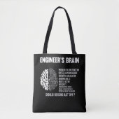 Funny Engineering Spaß Brain Engineer Joke Tasche (Vorderseite)