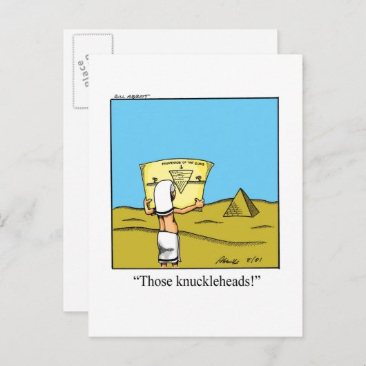 Funny Engineering Spaß Postcard Postkarte (Vorne/Hinten)