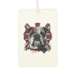 Funny English Bulldog Autolufterfrischer