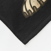 Funny English Bulldog Dog Sungles 67 Six Seven Mem Fleecedecke (Ecke)