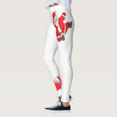 Funny English Bulldog Dog Tree Weihnachtsbeleuchtu Leggings (Links)