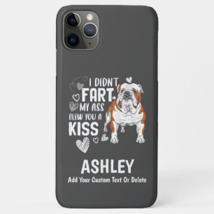 Funny English Bulldog Furz Kiss Cool Dog Lover Case-Mate iPhone Hülle