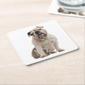 Funny English Bulldog Gaben Welpe Dog Lover Rechteckiger Pappuntersetzer (angewinkelt)