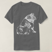 Funny English Bulldog hund tee Geschenk (Design vorne)