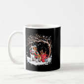 Funny English Bulldog In The Snow Tree Christmas W Kaffeetasse (Links)