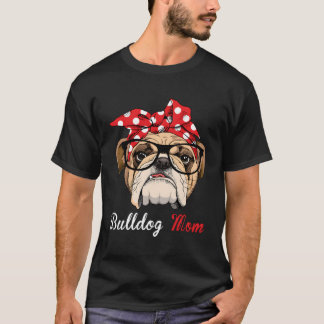 Funny English Bulldog Mama für Bulldog Liebhaber T-Shirt