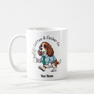 Funny English Cocker Spaniel Business Suit Coffee Kaffeetasse