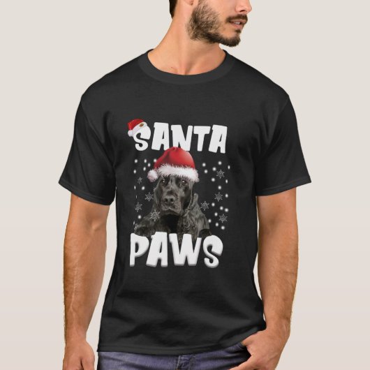 Funny English Cocker Spaniel Weihnachtsleuchten Ba T-Shirt (Vorderseite)