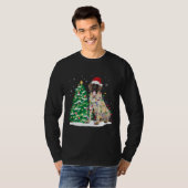 Funny English Mastiff Christmas Lights Shirt (Vorne ganz)