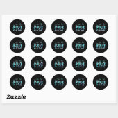 Funny English Punctuation Design Sticker (Blatt)