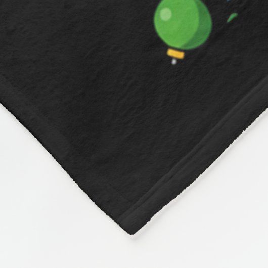 Funny English Springer Spaniel Dog Christmas Tree Fleecedecke (Ecke)