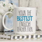 Funny English Teacher Bestest Ever Kaffeetasse