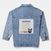 Funny English Teacher - Korrektur Ihrer Grammatik Jeansjacke (Rückseite)