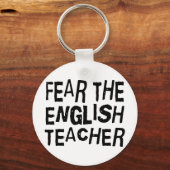 Funny English Teacher Schlüsselanhänger (Vorderseite)