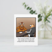 Funny Enmuvation Spaß Postcard Postkarte (Stehend Vorderseite)