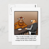 Funny Enmuvation Spaß Postcard Postkarte (Vorne/Hinten)