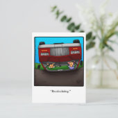 Funny Enmuvation Spaß Postcard Postkarte (Stehend Vorderseite)