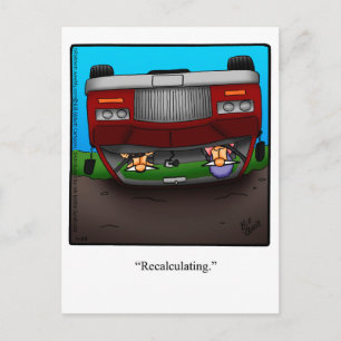 Funny Enmuvation Spaß Postcard Postkarte