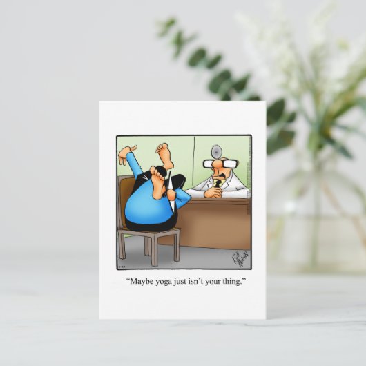 Funny Enmuvation Spaß Postcard Postkarte (Stehend Vorderseite)