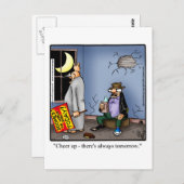Funny Enmuvation Spaß Postcard Postkarte (Vorne/Hinten)
