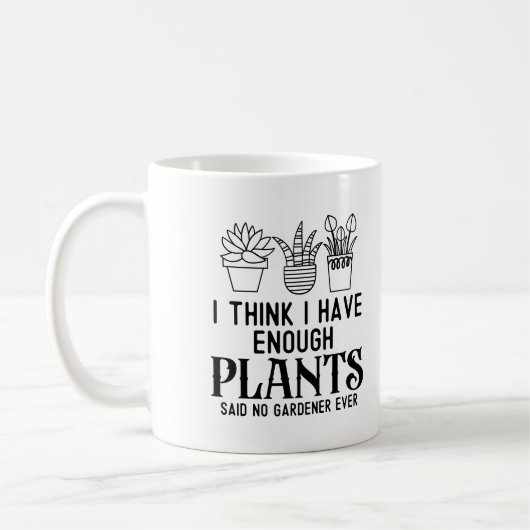Funny Enough Pflanze Kaffeetasse (Links)