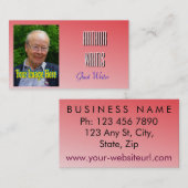 Funny Entertainer Visitenkarte (Vorne/Hinten)