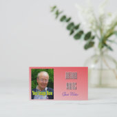 Funny Entertainer Visitenkarte (Stehend Vorderseite)