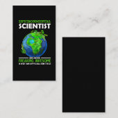 Funny Environmental Scientists Earth Science Spaß Visitenkarte (Vorne/Hinten)