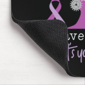 Funny Epilepsy Awareness ist der Beweis, dass ich Mousepad (Ecke)