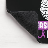 Funny Epilepsy Awareness Technische Schwierigkeite Mousepad (Ecke)