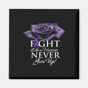 Funny Epilepsy Awareness women Kids lila Band Magnet