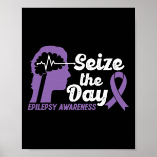 Funny Epilepsy Awarze The Day Ribbon 1 Poster