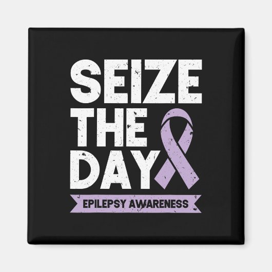 Funny Epilepsy Awarze The Day Ribbon Magnet (Vorne)
