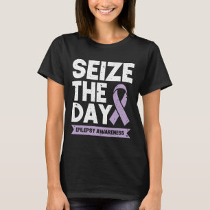 Funny Epilepsy Awarze The Day Ribbon T-Shirt