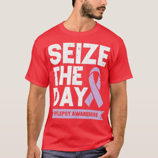 Funny Epilepsy Awarze The Day Ribbon T-Shirt