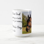 Funny Equestrian Life Custom Foto Horse Lover Kaffeetasse (Mittel)