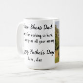 Funny Equestrian Life Custom Foto Horse Lover Kaffeetasse (Vorderseite Links)