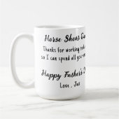Funny Equestrian Life Custom Foto Horse Lover Kaffeetasse (Links)