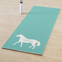 Funny Equestrian Workout Fitness Türkis Pferd