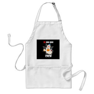 Funny ER Boo Crew Nurse Halloween Niedlicher Geist Schürze