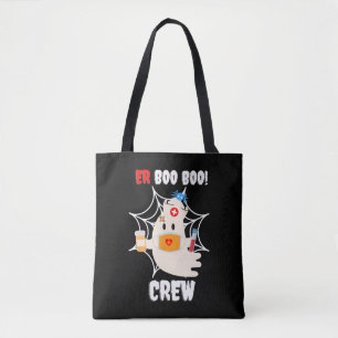Funny ER Boo Crew Nurse Halloween Niedlicher Geist Tasche