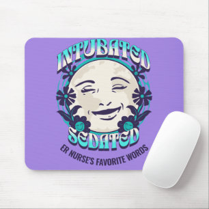 Funny ER Doctor Intubated Customize (Medical Job) Mousepad