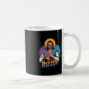 Funny er ist Rizzen Jesus Shirt Fußball Boys Kinde Kaffeetasse