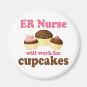 Funny ER Krankenschwester Magnet (Vorne)