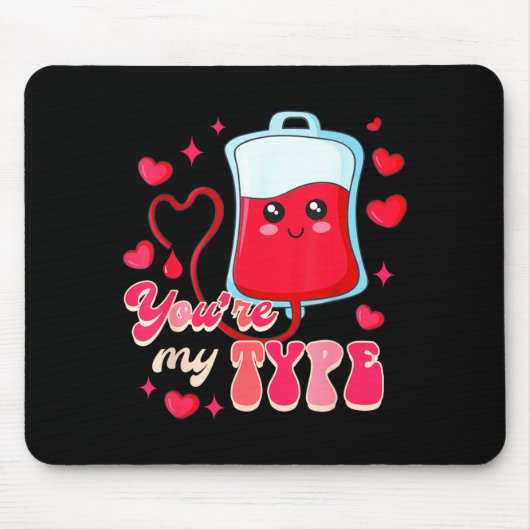 Funny Er Rn Nurse Nursing Valentine’s Day You're M Mousepad (Vorne)