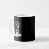 Funny Er Spaniel Dog In The Snow Tree Christmas Wi Kaffeetasse (Vorderseite Links)