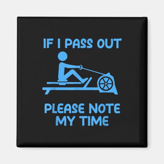 Funny Erg Machine Gym Ergometer Rowing Exercise  Magnet (Vorne)